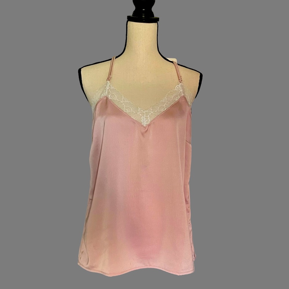 Gibson Living in Yellow Pink and Ivory Lace Cami
